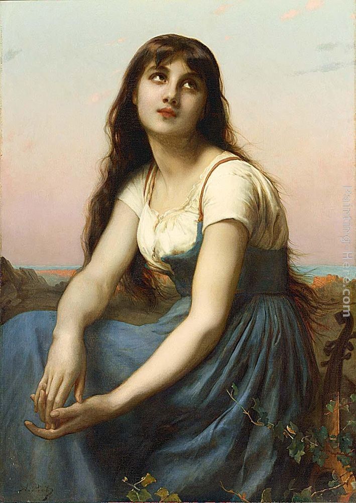 Etienne Adolphe Piot A Young Beauty